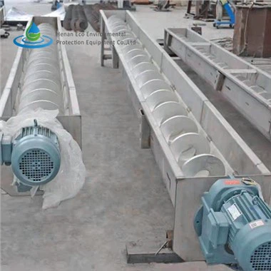 Bezhriadeľový skrutkový dopravník z nehrdzavejúcej ocele